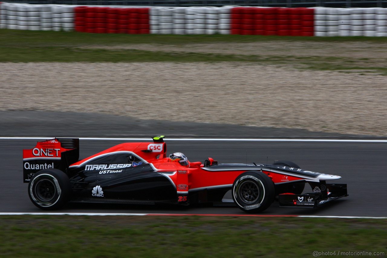 GP GERMANIA, 23.07.2011- Prove Libere 3, Sabato, Jerome D'Ambrosio (BEL), Marussia Virgin Racing VR-02 
