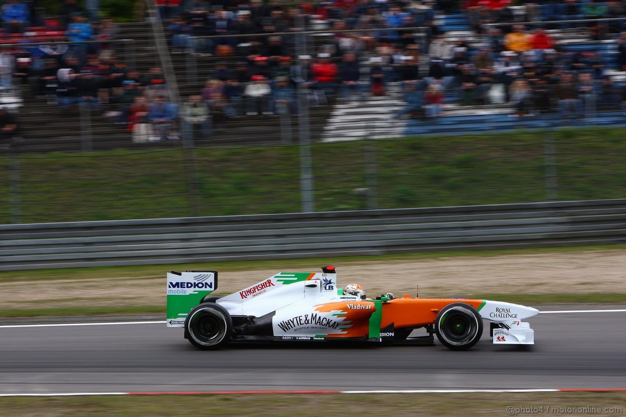 GP GERMANIA, 23.07.2011- Prove Libere 3, Sabato, Adrian Sutil (GER), Force India F1 Team, VJM04 