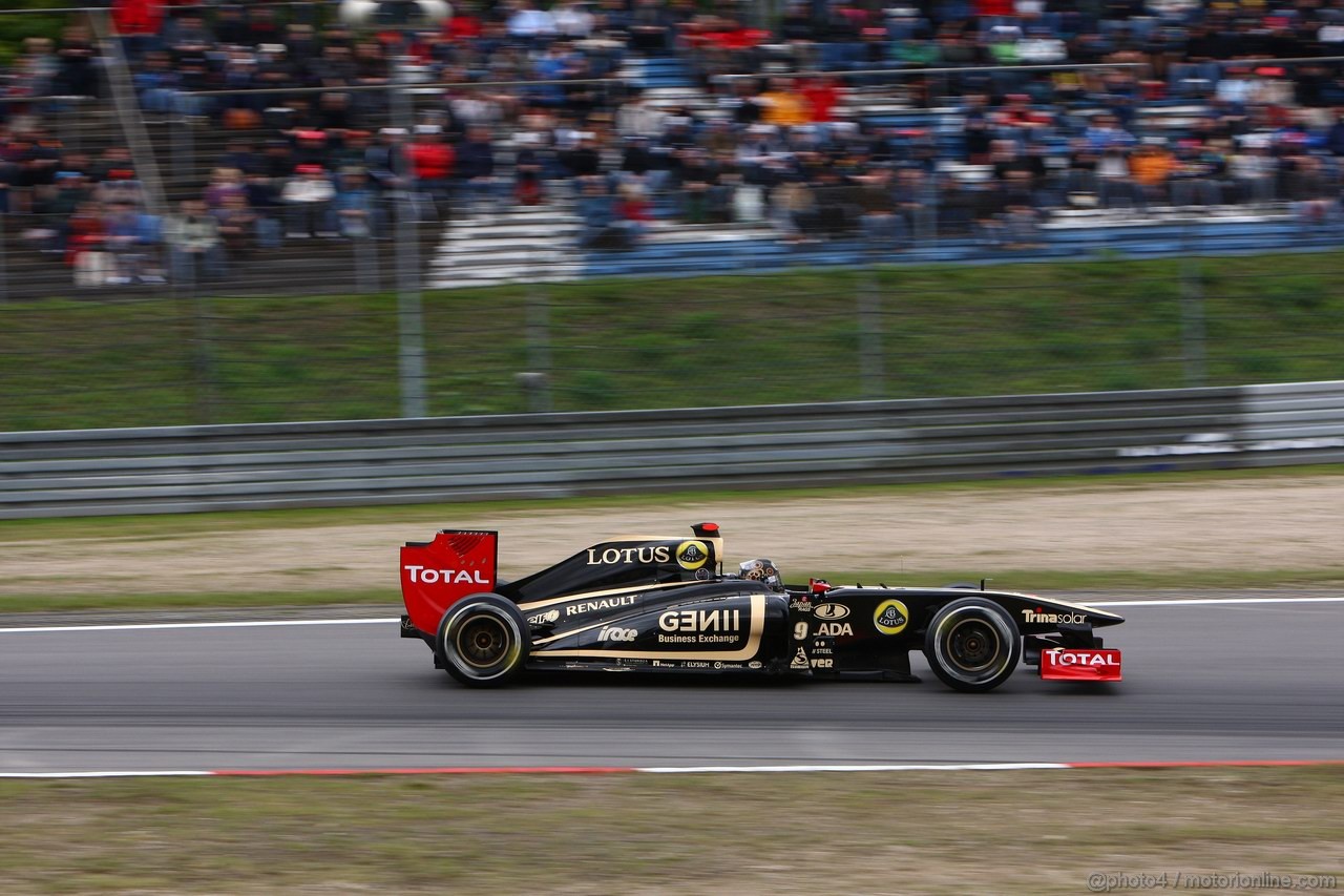 GP GERMANIA, 23.07.2011- Prove Libere 3, Sabato, Nick Heidfeld (GER) Lotus Renault GP R31  