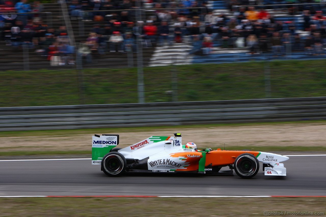 GP GERMANIA, 23.07.2011- Prove Libere 3, Sabato, Paul di Resta (GBR) Force India VJM04 