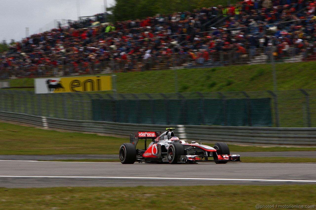 GP GERMANIA, 23.07.2011- Prove Libere 3, Sabato, Jenson Button (GBR), McLaren  Mercedes, MP4-26 