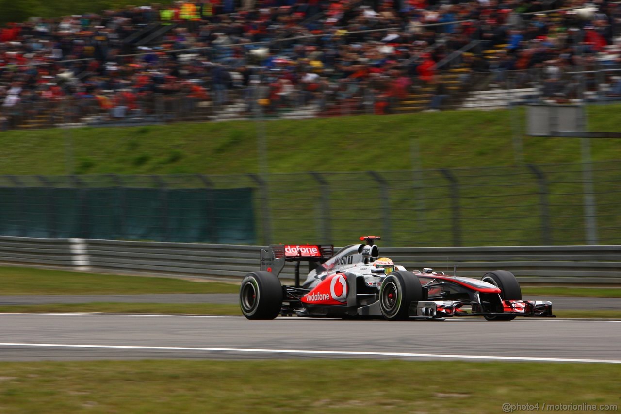 GP GERMANIA, 23.07.2011- Prove Libere 3, Sabato, Lewis Hamilton (GBR), McLaren  Mercedes, MP4-26 