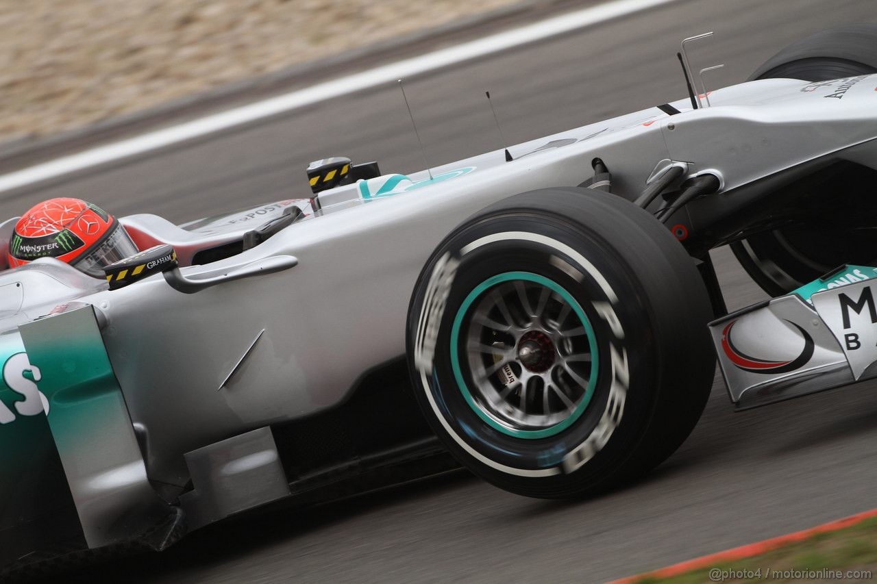 GP GERMANIA, 23.07.2011- Prove Libere 3, Sabato, Michael Schumacher (GER), Mercedes GP Petronas F1 Team, MGP W02 