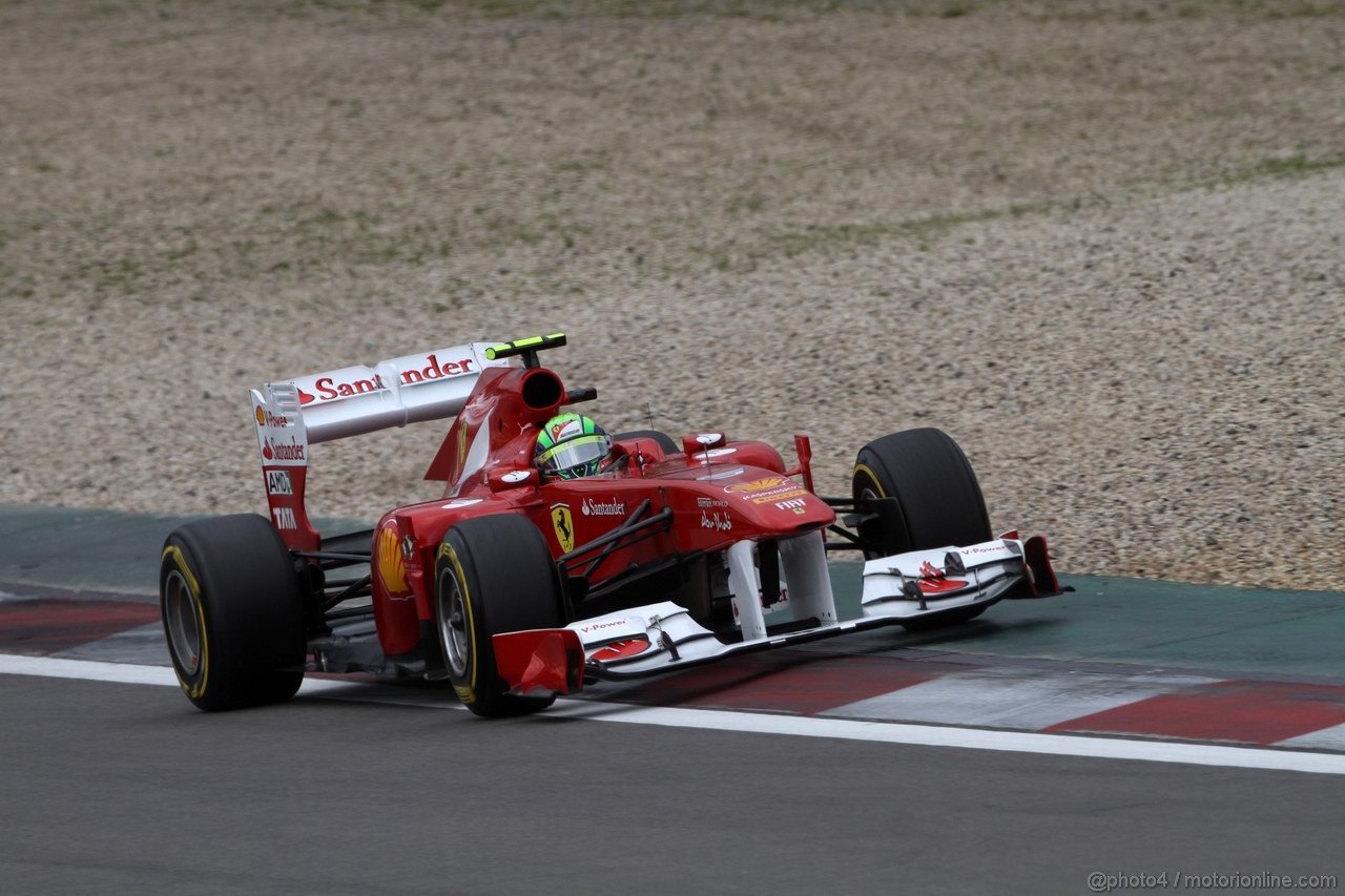 GP GERMANIA, 23.07.2011- Prove Libere 3, Sabato, Felipe Massa (BRA), Ferrari, F-150 Italia 