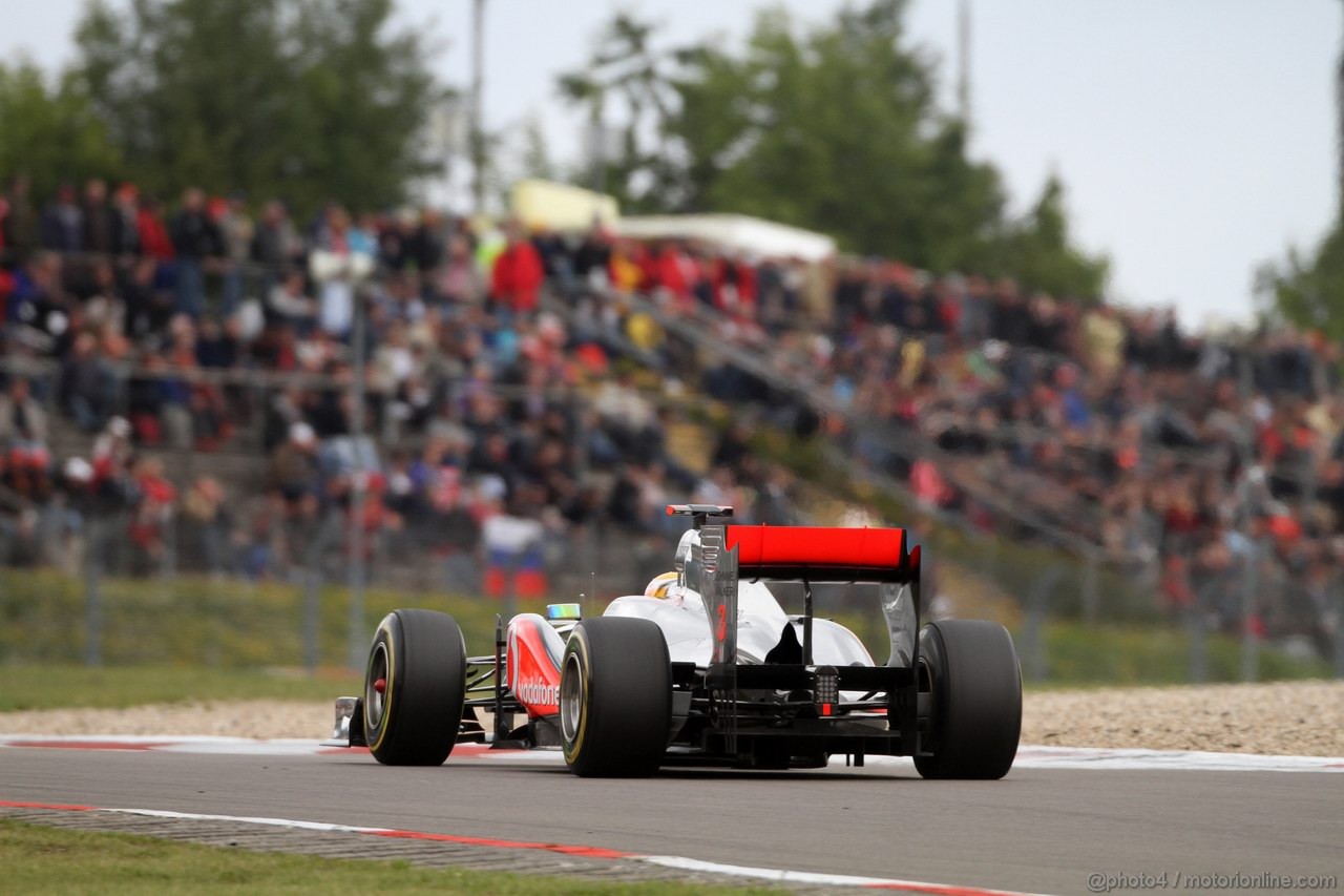 GP GERMANIA, 23.07.2011- Prove Libere 3, Sabato, Lewis Hamilton (GBR), McLaren  Mercedes, MP4-26 
