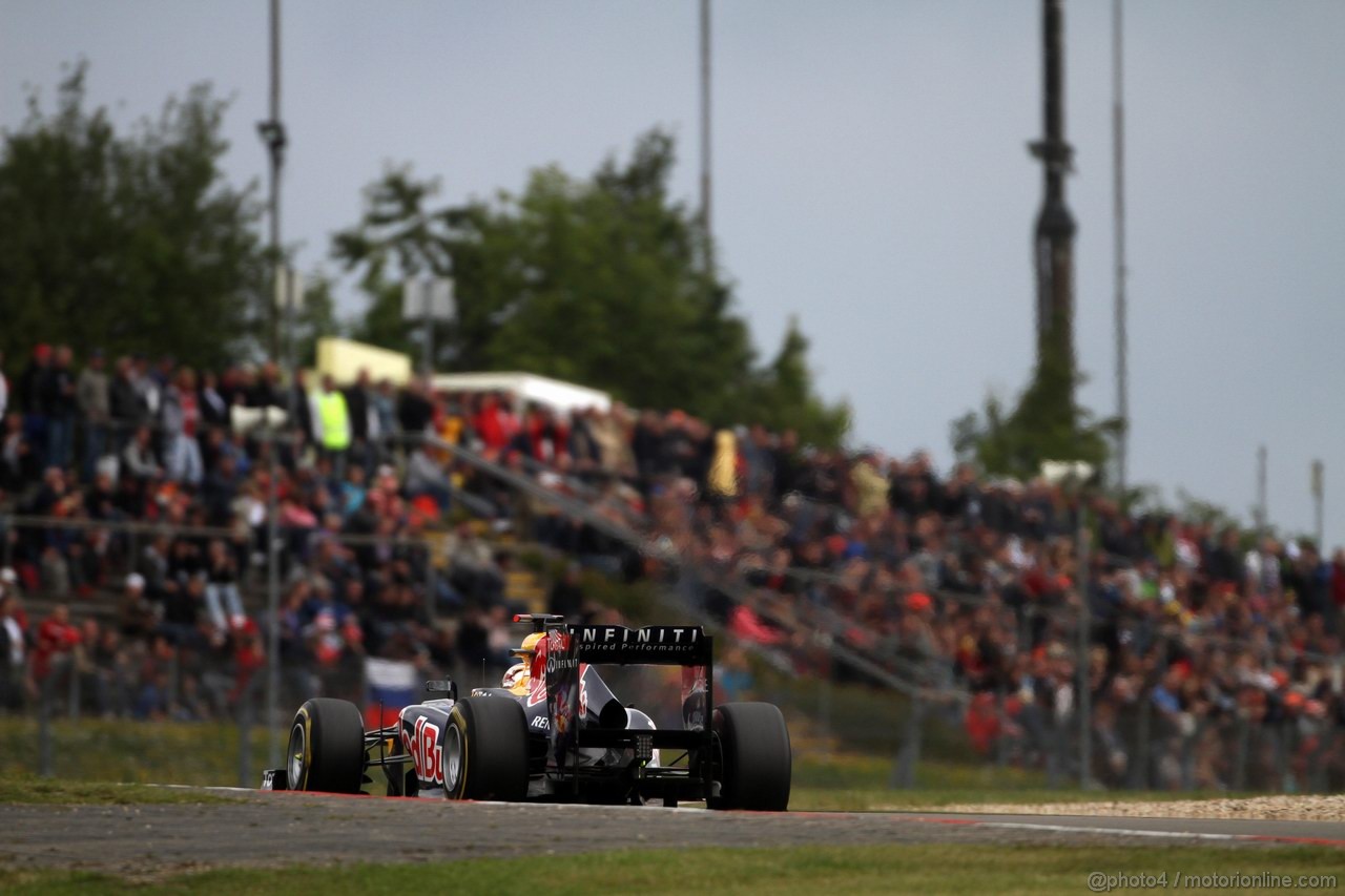 GP GERMANIA, 23.07.2011- Prove Libere 3, Sabato, Sebastian Vettel (GER), Red Bull Racing, RB7 