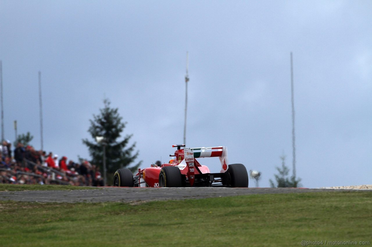 GP GERMANIA, 23.07.2011- Prove Libere 3, Sabato, Fernando Alonso (ESP), Ferrari, F-150 Italia 