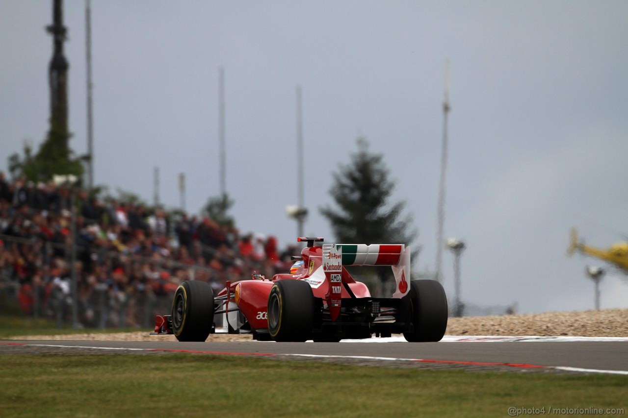 GP GERMANIA, 23.07.2011- Prove Libere 3, Sabato, Fernando Alonso (ESP), Ferrari, F-150 Italia 