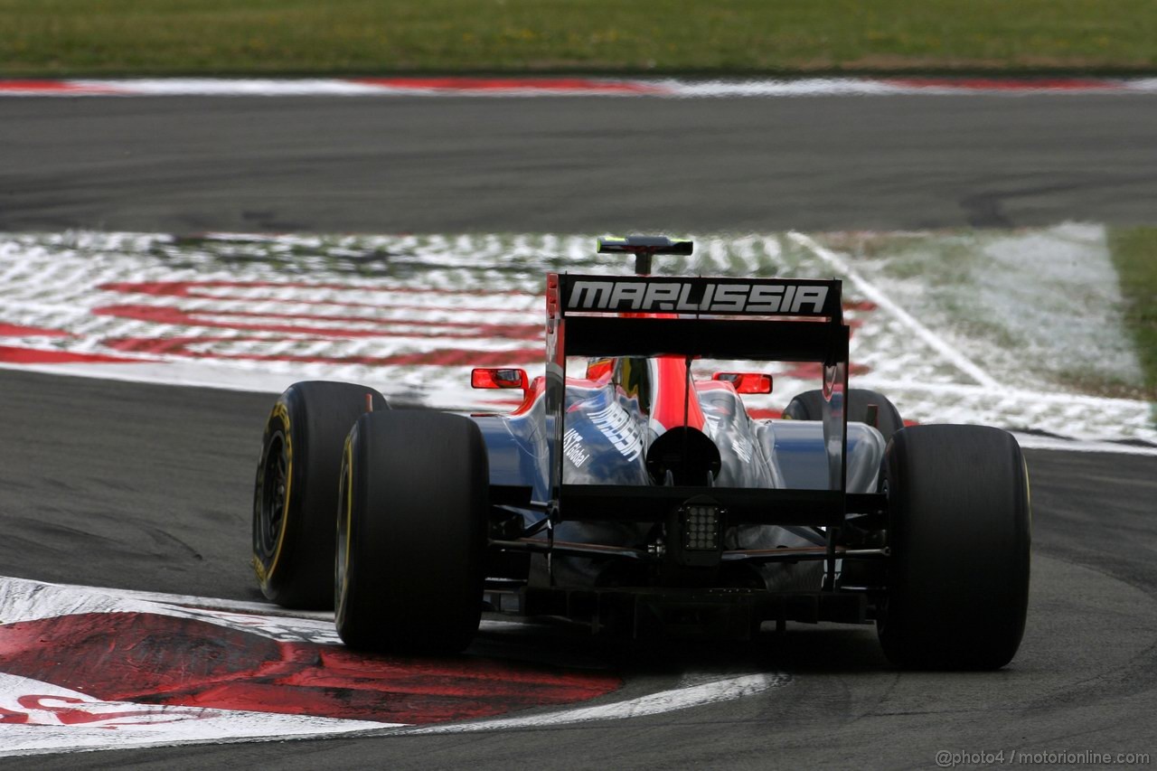 GP GERMANIA, 23.07.2011- Qualifiche,  Jerome D'Ambrosio (BEL), Marussia Virgin Racing VR-02 