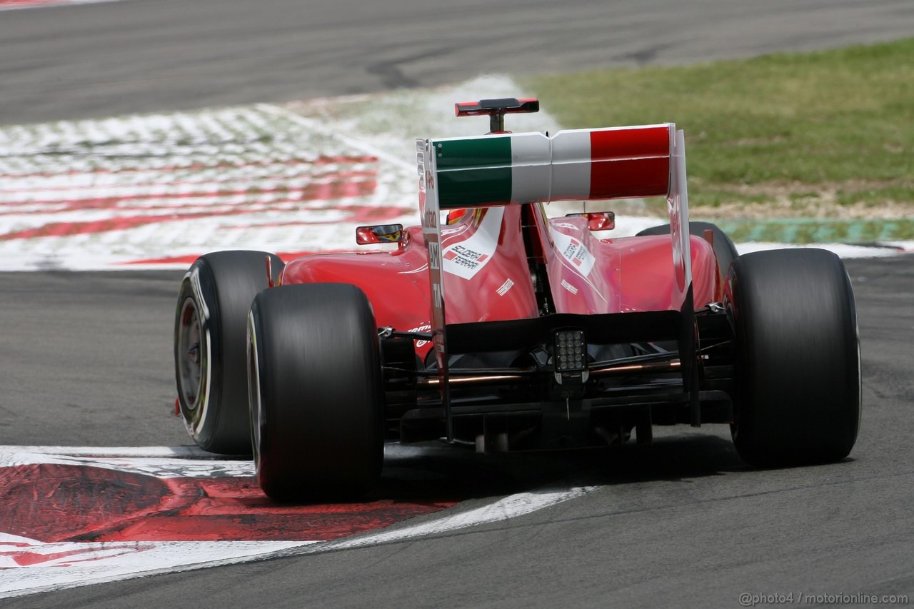 GP GERMANIA, 23.07.2011- Qualifiche, Fernando Alonso (ESP), Ferrari, F-150 Italia 