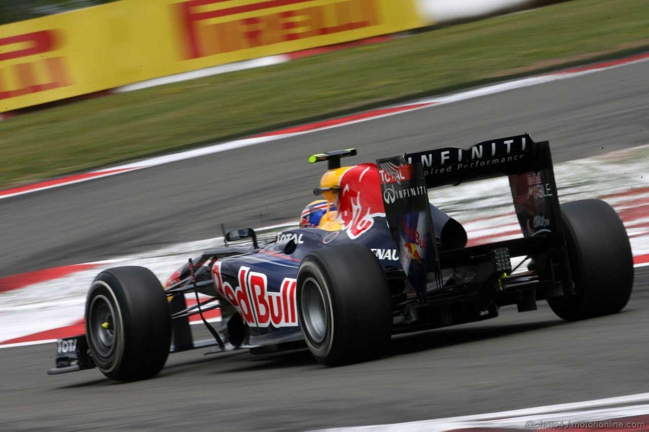 GP GERMANIA, 23.07.2011- Qualifiche, Mark Webber (AUS), Red Bull Racing, RB7 