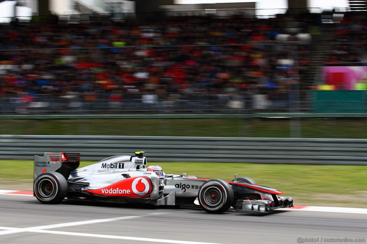 GP GERMANIA, 23.07.2011- Qualifiche,  Jenson Button (GBR), McLaren  Mercedes, MP4-26 