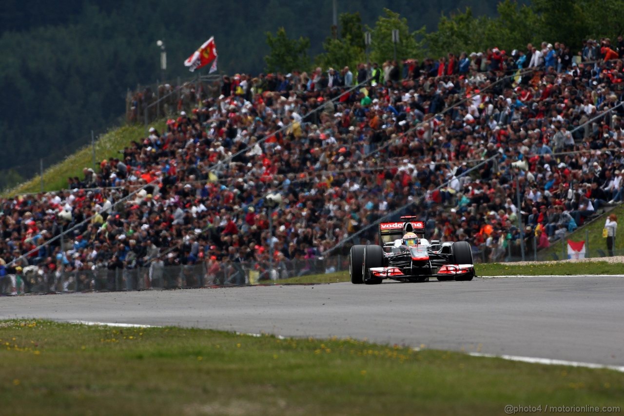 GP GERMANIA, 23.07.2011- Qualifiche,  Lewis Hamilton (GBR), McLaren  Mercedes, MP4-26 