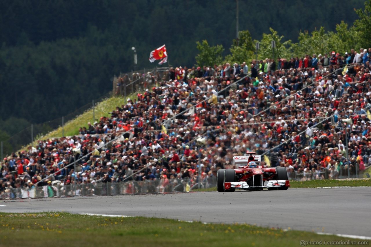GP GERMANIA, 23.07.2011- Qualifiche, Fernando Alonso (ESP), Ferrari, F-150 Italia 