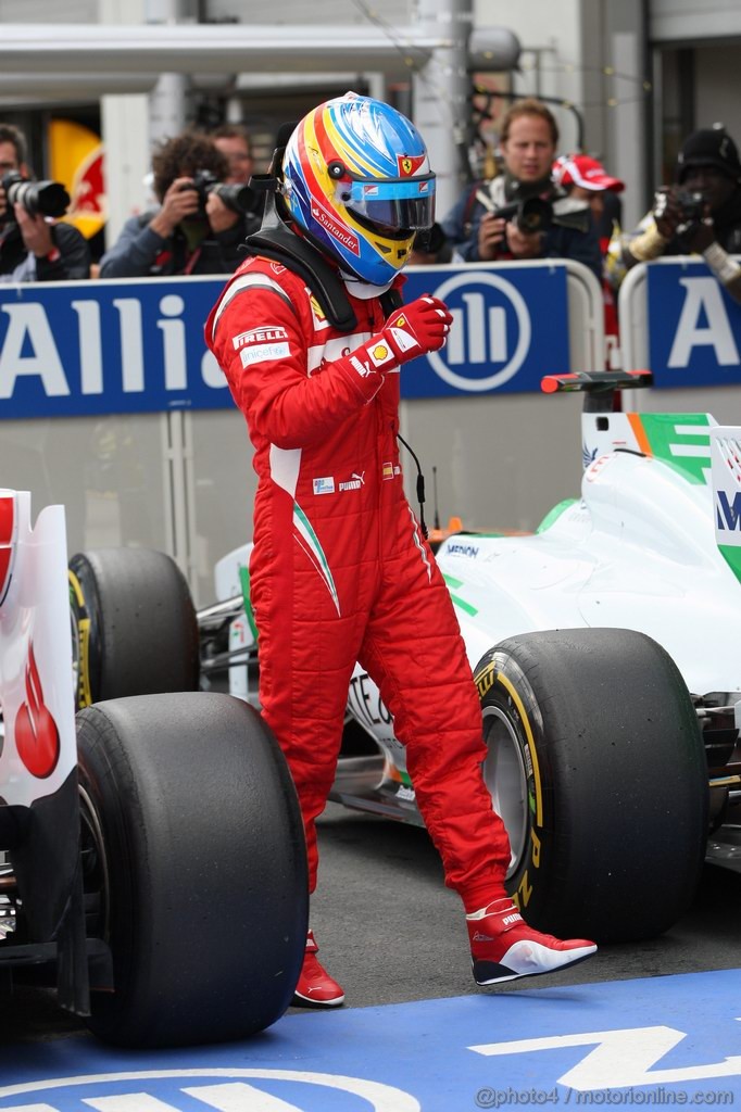 GP GERMANIA, 23.07.2011- Qualifiche, Fernando Alonso (ESP), Ferrari, F-150 Italia 