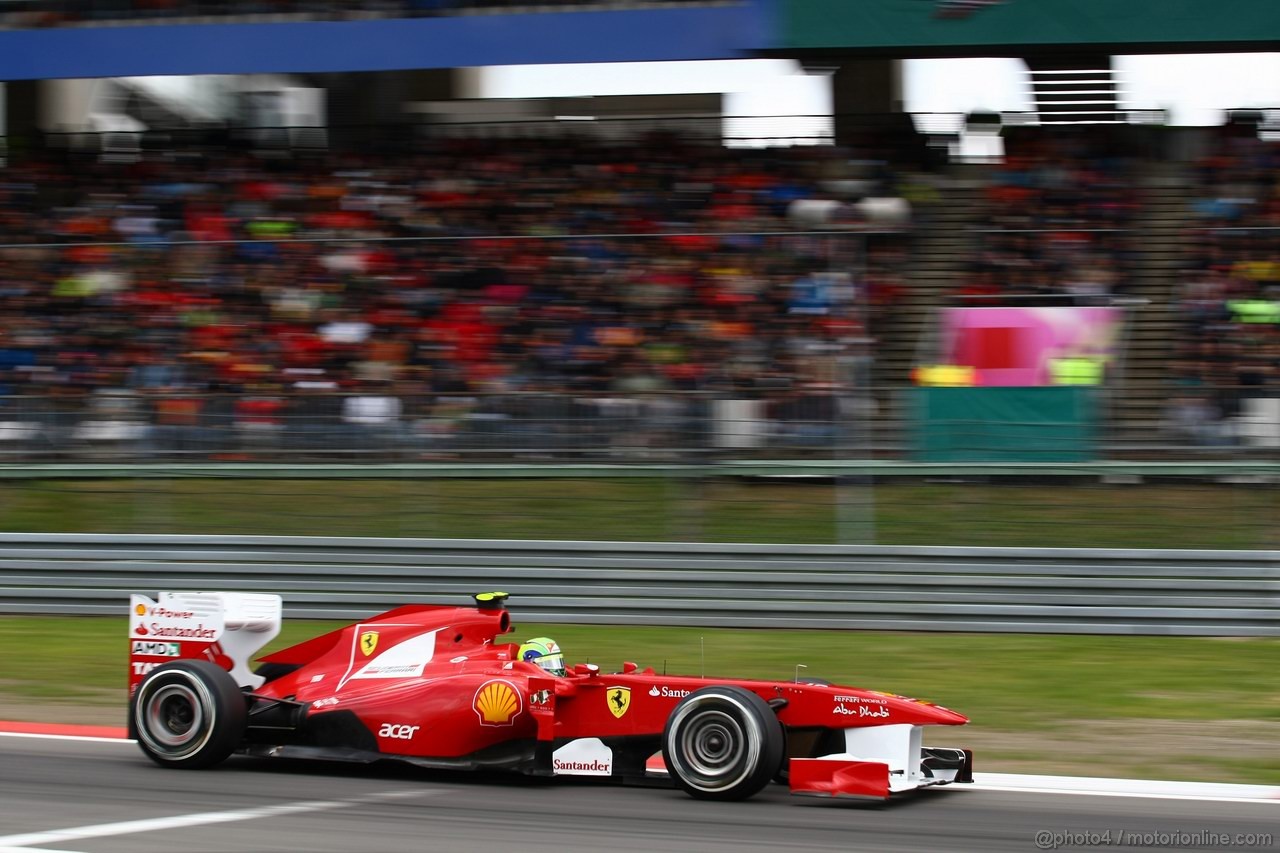 GP GERMANIA, 23.07.2011- Qualifiche, Felipe Massa (BRA), Ferrari, F-150 Italia 