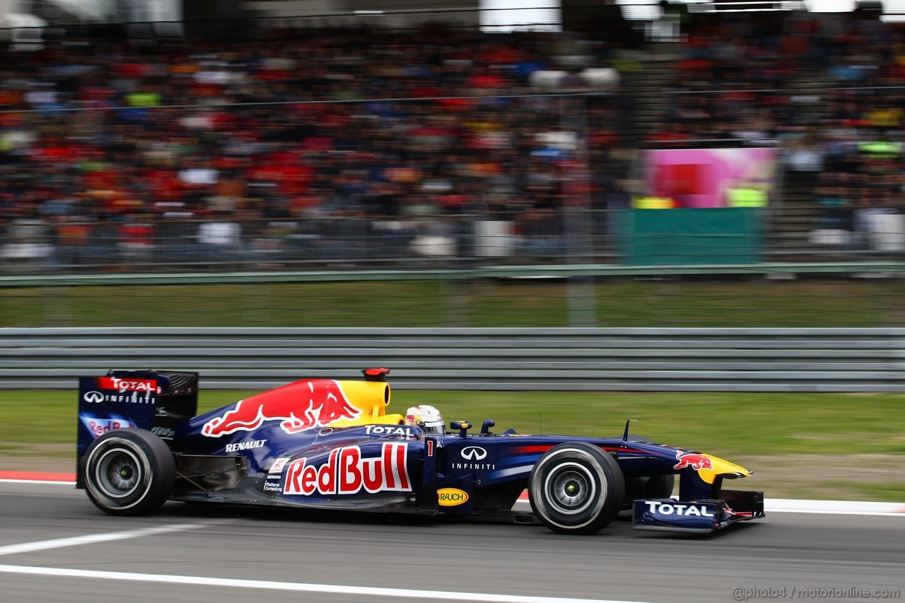 GP GERMANIA, 23.07.2011- Qualifiche, Sebastian Vettel (GER), Red Bull Racing, RB7 