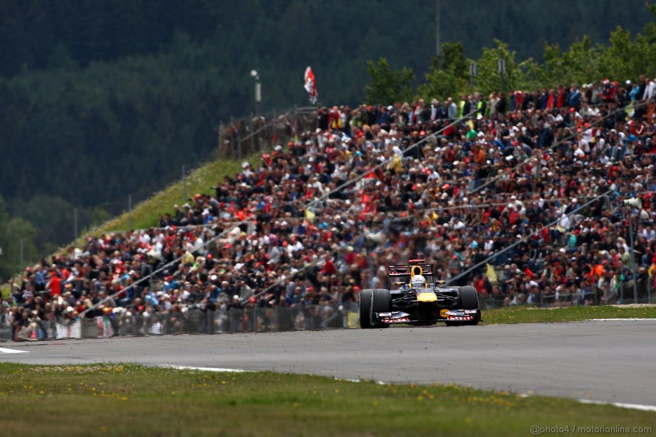 GP GERMANIA, 23.07.2011- Qualifiche,  Sebastian Vettel (GER), Red Bull Racing, RB7 