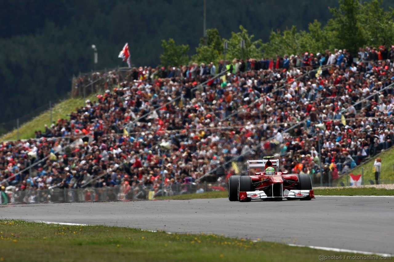 GP GERMANIA, 23.07.2011- Qualifiche, Felipe Massa (BRA), Ferrari, F-150 Italia 