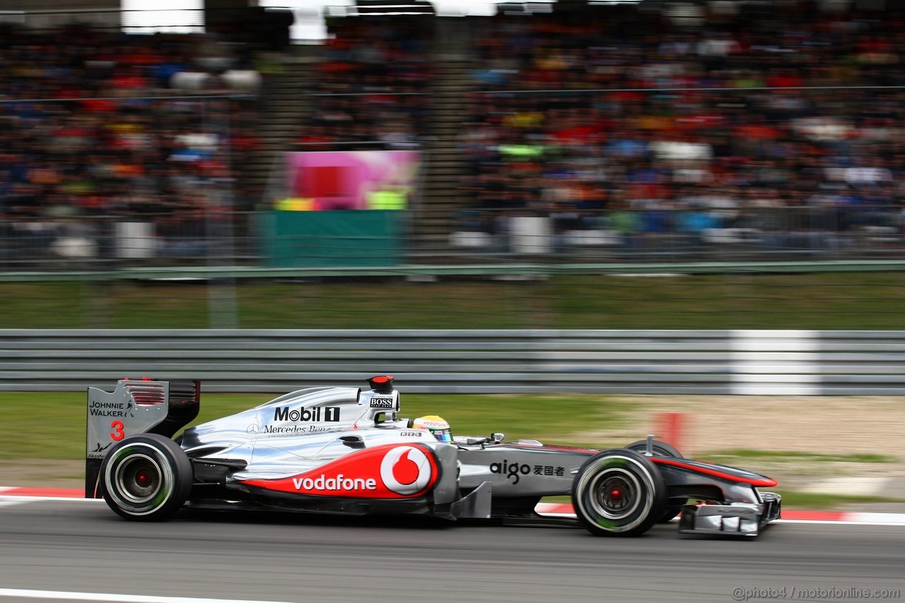 GP GERMANIA, 23.07.2011- Qualifiche,  Lewis Hamilton (GBR), McLaren  Mercedes, MP4-26 