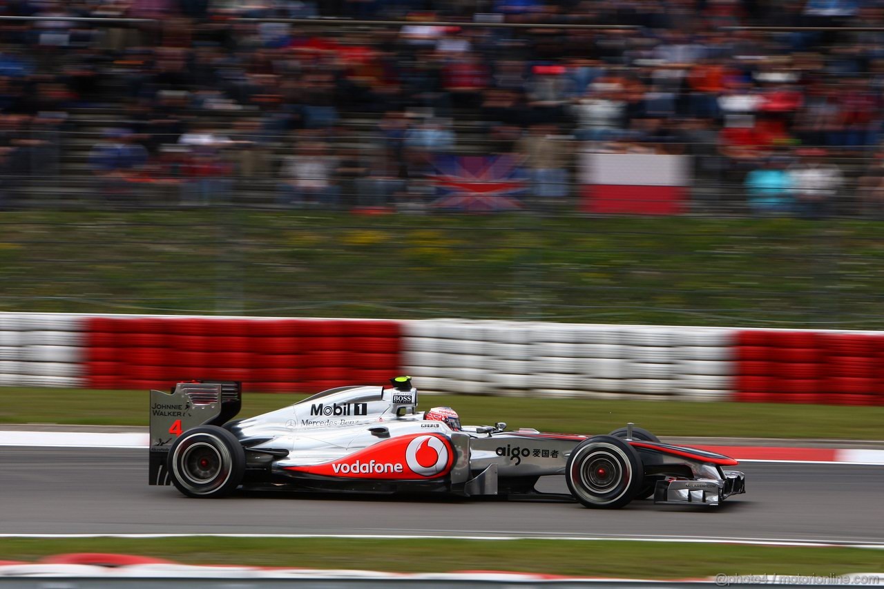 GP GERMANIA, 23.07.2011- Qualifiche, Jenson Button (GBR), McLaren  Mercedes, MP4-26 