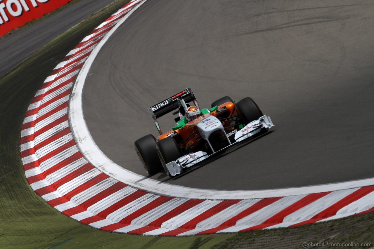 GP GERMANIA, 23.07.2011- Qualifiche, Adrian Sutil (GER), Force India F1 Team, VJM04 