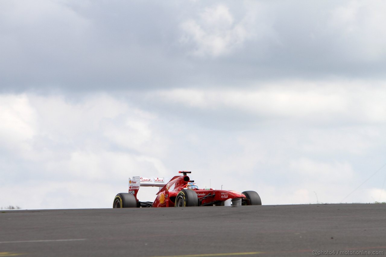 GP GERMANIA, 23.07.2011- Qualifiche, Fernando Alonso (ESP), Ferrari, F-150 Italia 