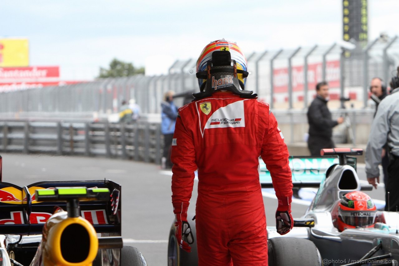 GP GERMANIA, 23.07.2011- Qualifiche, Fernando Alonso (ESP), Ferrari, F-150 Italia 