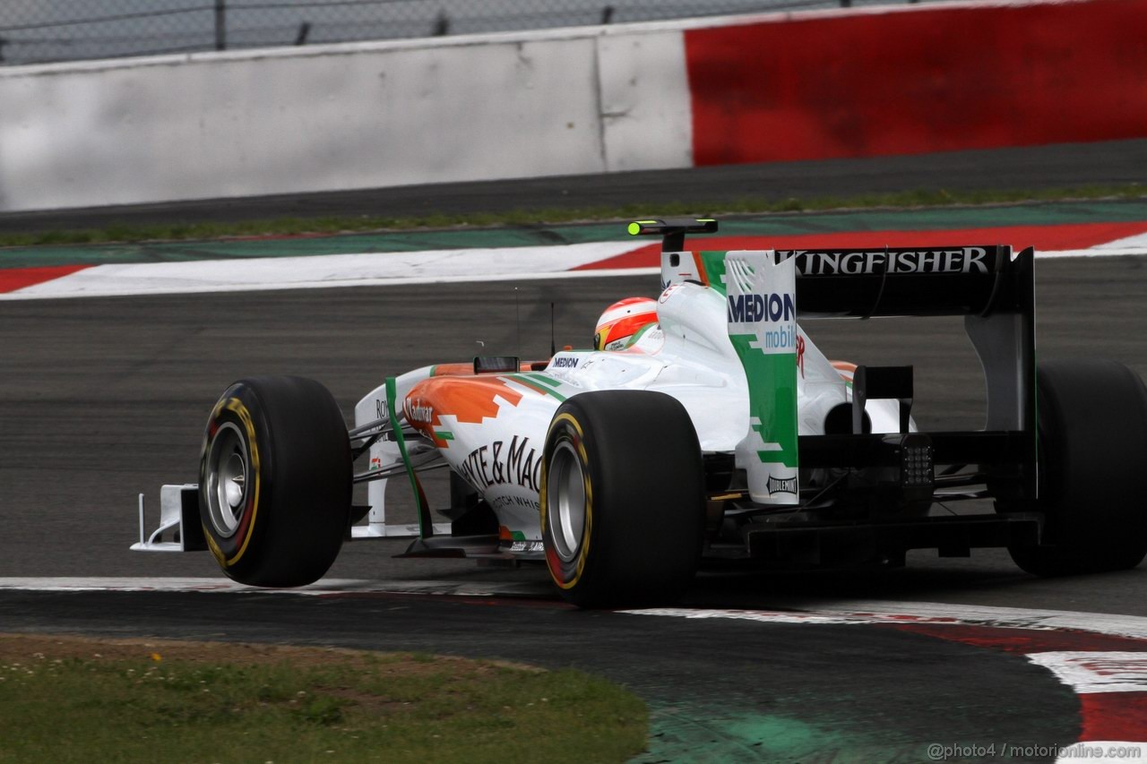 GP GERMANIA, 23.07.2011- Qualifiche, Adrian Sutil (GER), Force India F1 Team, VJM04 