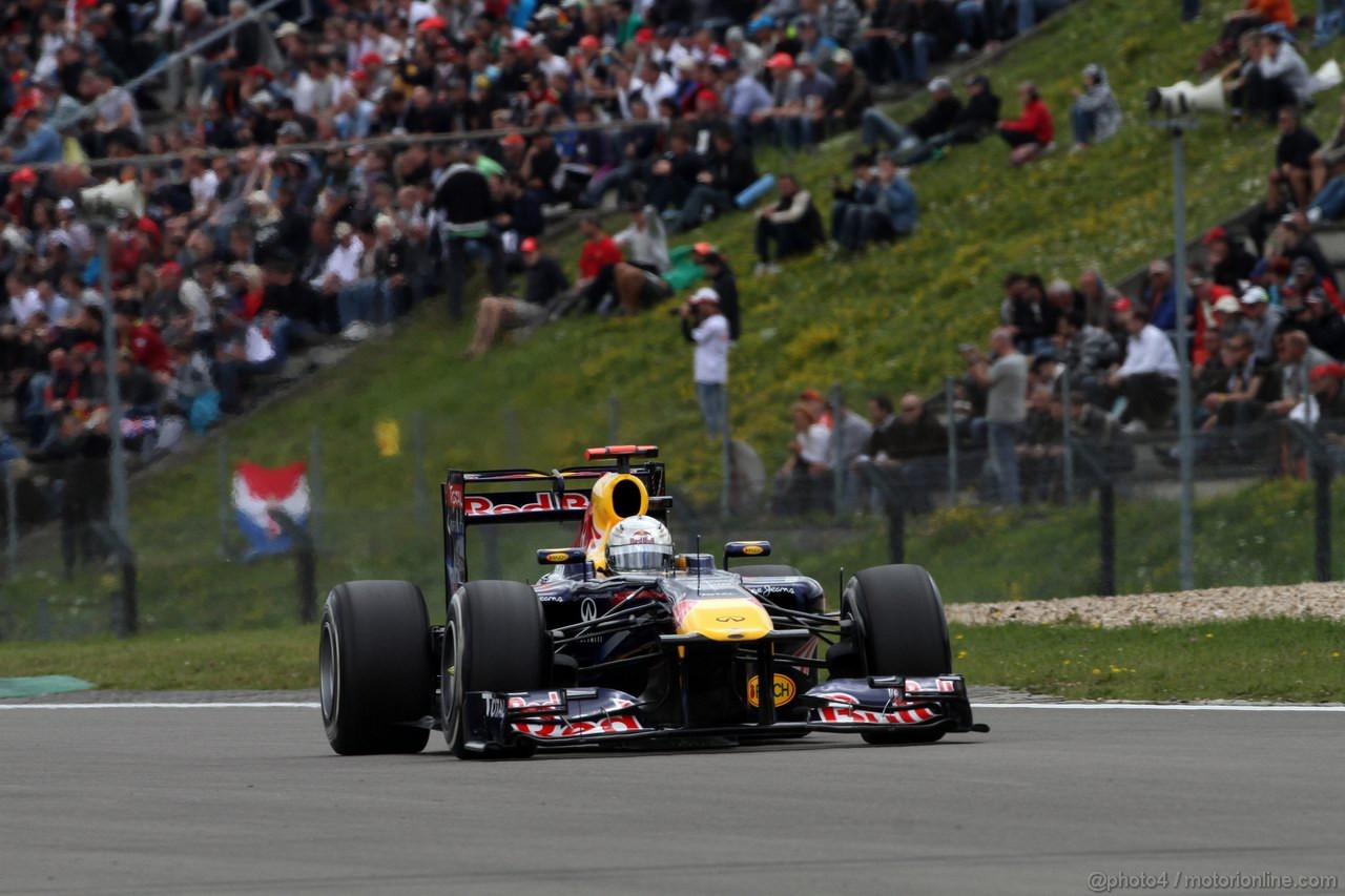 GP GERMANIA, 23.07.2011- Qualifiche, Sebastian Vettel (GER), Red Bull Racing, RB7 