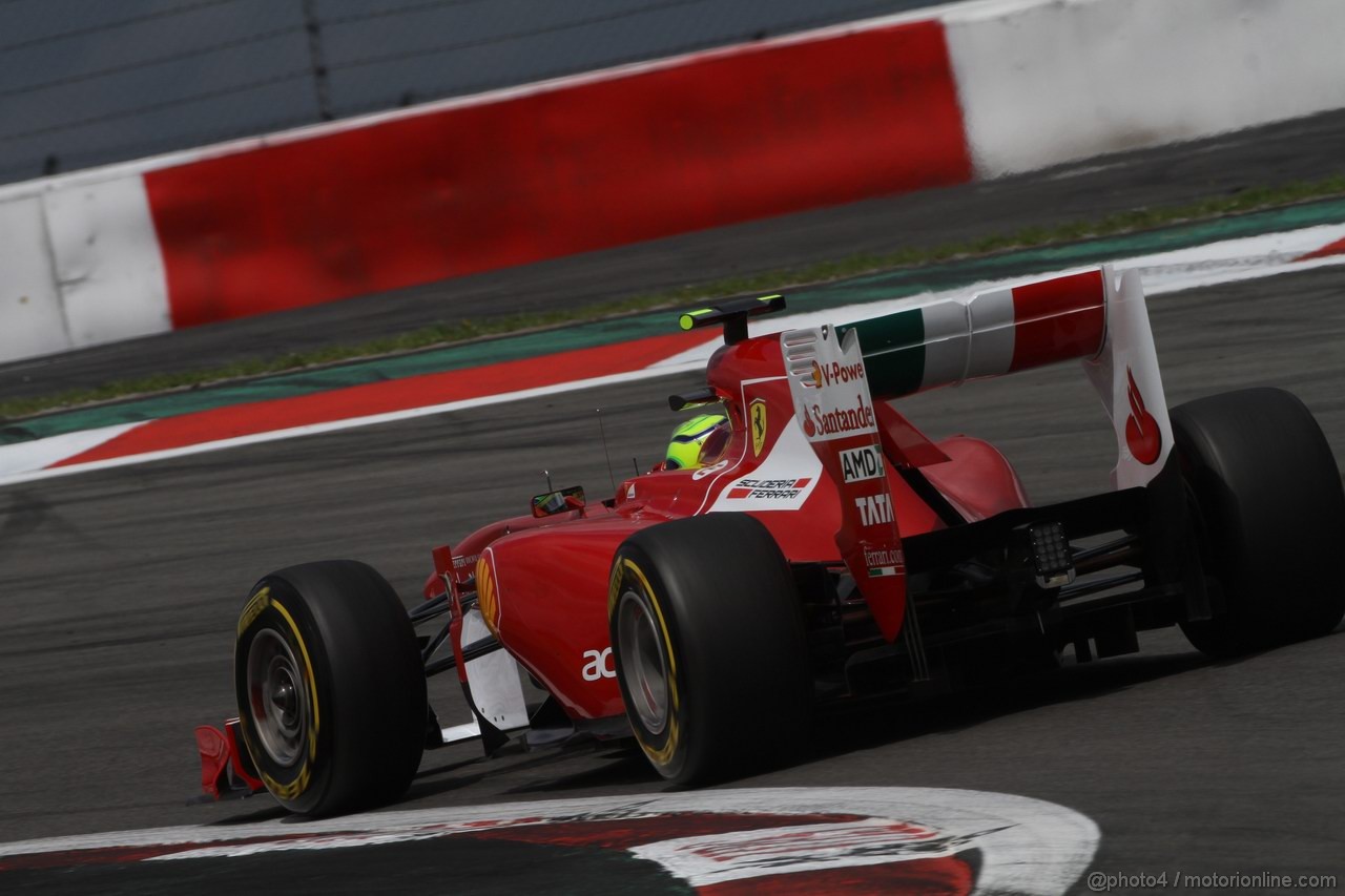 GP GERMANIA, 23.07.2011- Qualifiche, Felipe Massa (BRA), Ferrari, F-150 Italia 