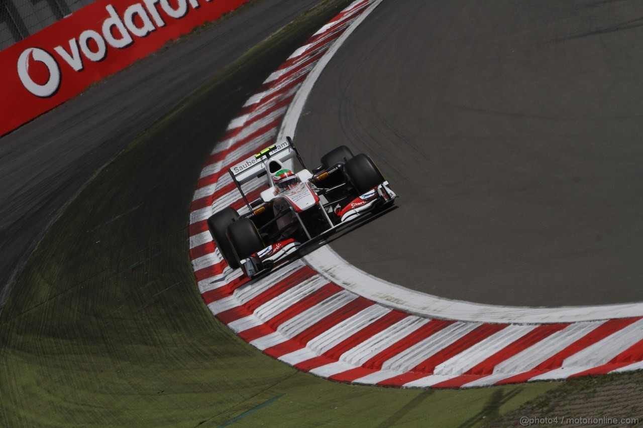 GP GERMANIA, 23.07.2011- Qualifiche, Sergio Pérez (MEX), Sauber F1 Team C30 