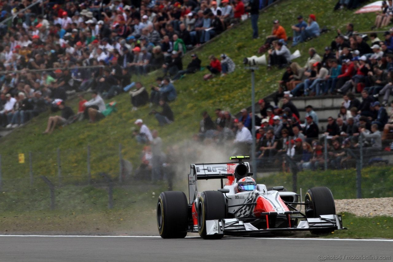 GP GERMANIA, 23.07.2011- Qualifiche, Vitantonio Liuzzi (ITA), Hispania Racing F1 Team, HRT  