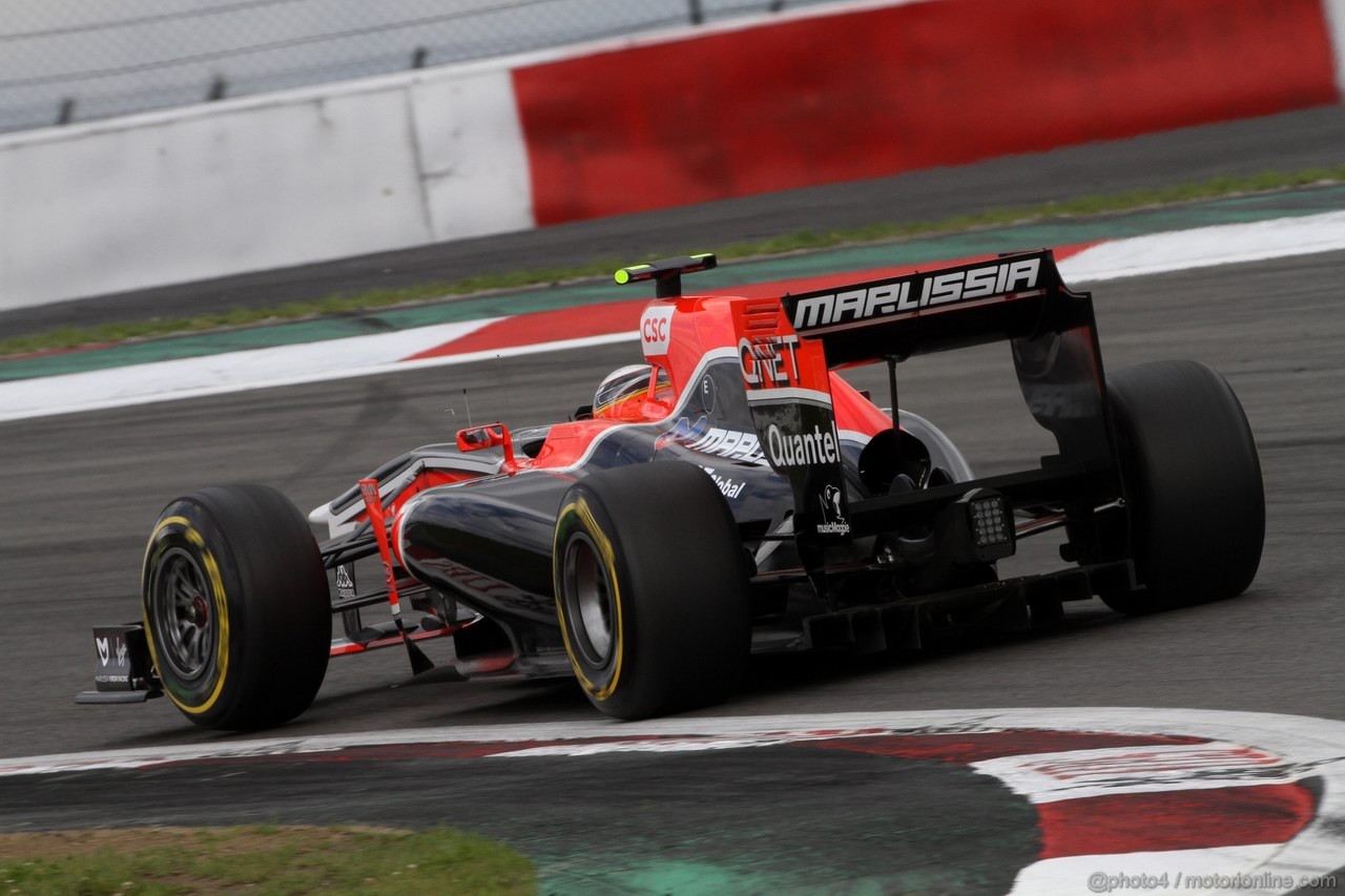 GP GERMANIA, 23.07.2011- Qualifiche, Jerome D'Ambrosio (BEL), Marussia Virgin Racing VR-02 