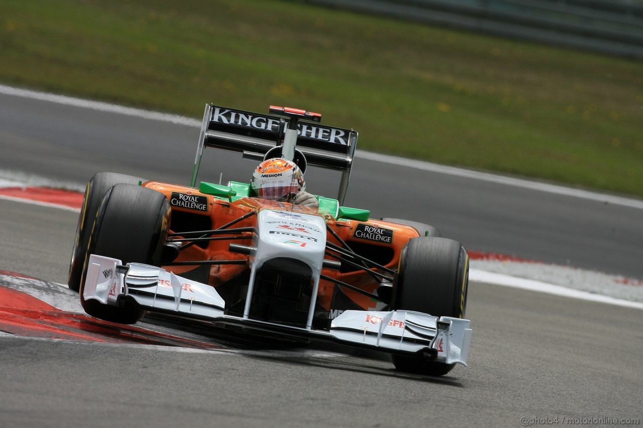 GP GERMANIA, 23.07.2011- Qualifiche, Adrian Sutil (GER), Force India F1 Team, VJM04 