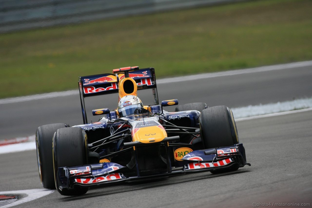 GP GERMANIA, 23.07.2011- Qualifiche, Sebastian Vettel (GER), Red Bull Racing, RB7 