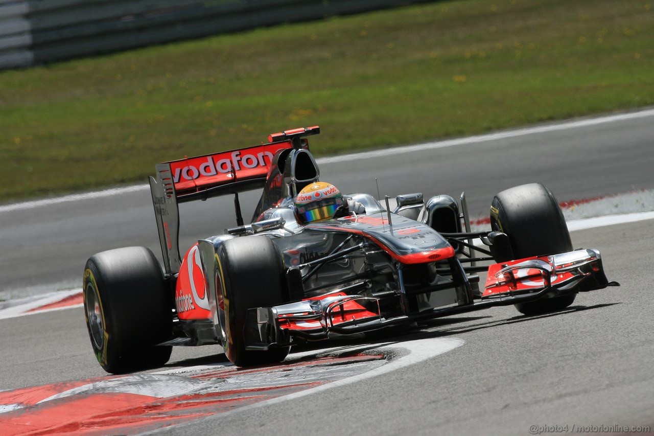 GP GERMANIA, 23.07.2011- Qualifiche, Lewis Hamilton (GBR), McLaren  Mercedes, MP4-26 