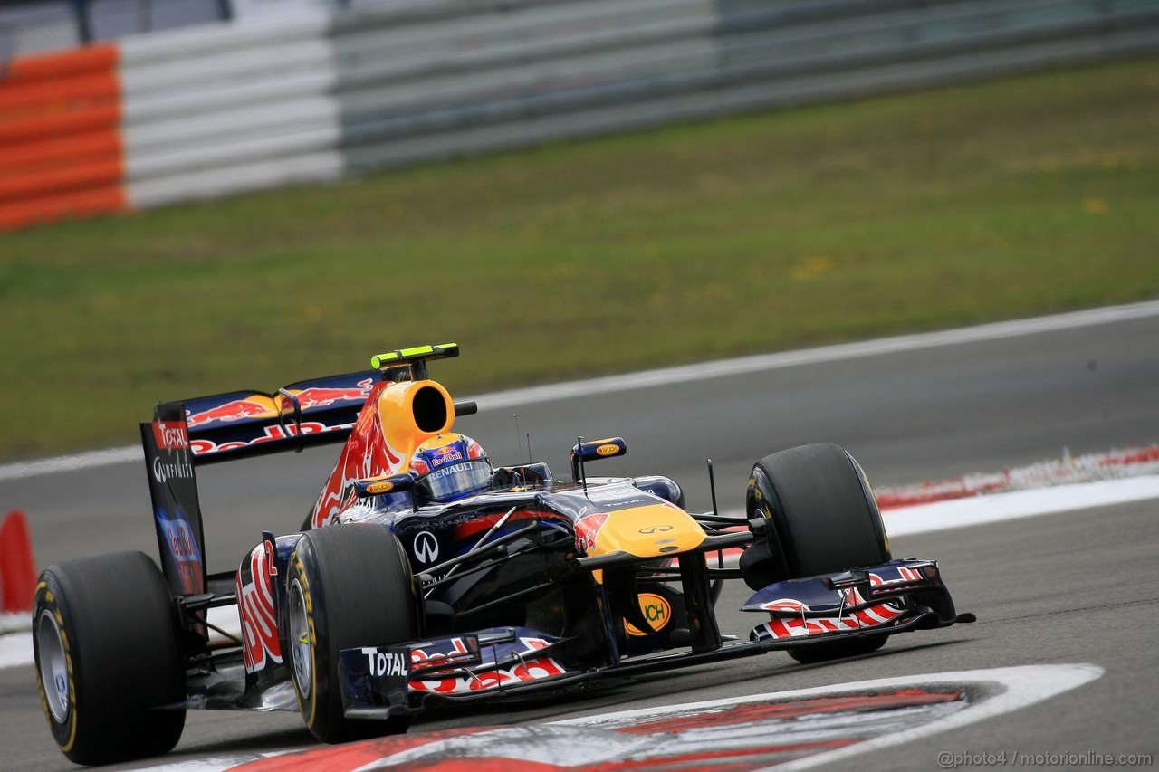 GP GERMANIA, 23.07.2011- Qualifiche, Mark Webber (AUS), Red Bull Racing, RB7 