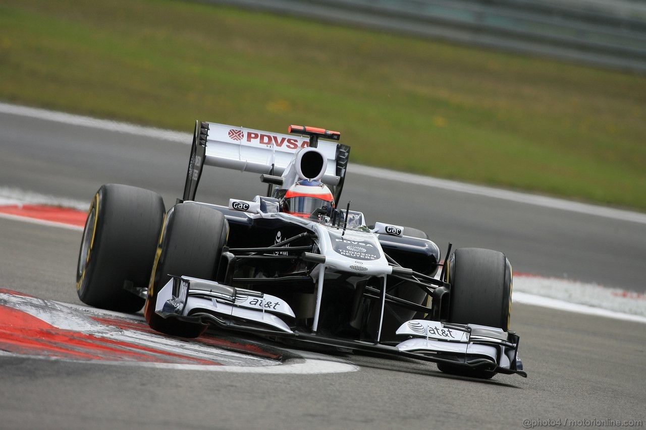 GP GERMANIA, 23.07.2011- Qualifiche, Rubens Barrichello (BRA), Williams FW33 