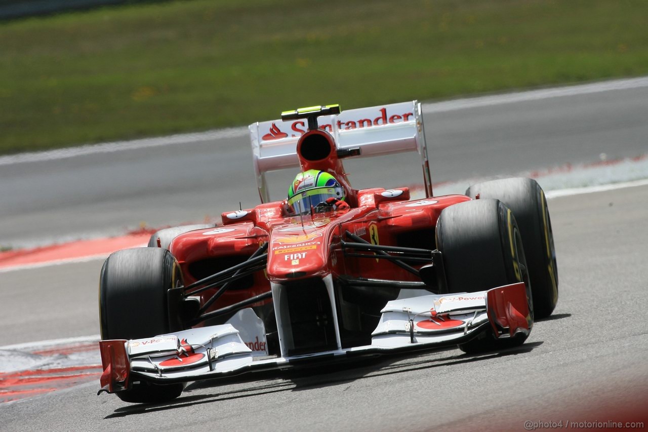 GP GERMANIA, 23.07.2011- Qualifiche, Felipe Massa (BRA), Ferrari, F-150 Italia 