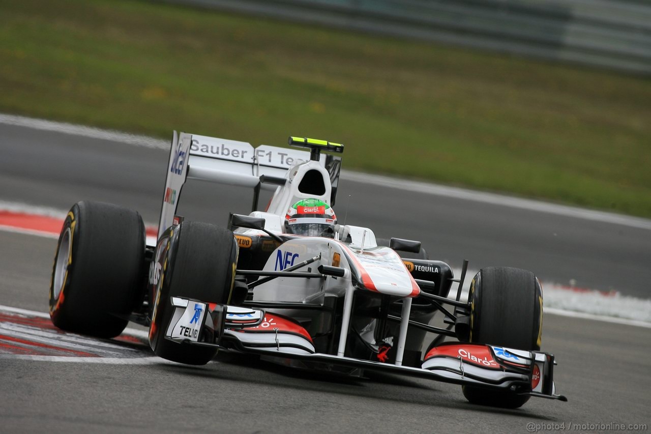 GP GERMANIA, 23.07.2011- Qualifiche, Sergio Pérez (MEX), Sauber F1 Team C30 