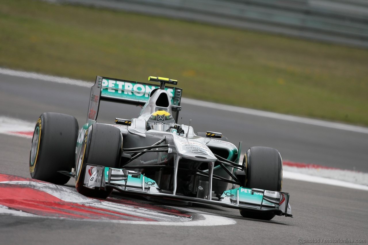 GP GERMANIA, 23.07.2011- Qualifiche, Nico Rosberg (GER), Mercedes GP Petronas F1 Team, MGP W02 
