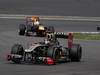 GP GERMANIA, 23.07.2011- Prove Libere 3, Sabato, Nick Heidfeld (GER) Lotus Renault GP R31 davanti a Sebastian Vettel (GER), Red Bull Racing, RB7 