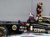 GP GERMANIA, 23.07.2011- Qualifiche, Vitaly Petrov (RUS), Lotus Renault GP, R31 e Lewis Hamilton (GBR), McLaren  Mercedes, MP4-26 