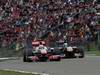 GP GERMANIA, 23.07.2011- Qualifiche, Jenson Button (GBR), McLaren  Mercedes, MP4-26 e Jaime Alguersuari (SPA), Scuderia Toro Rosso, STR6 