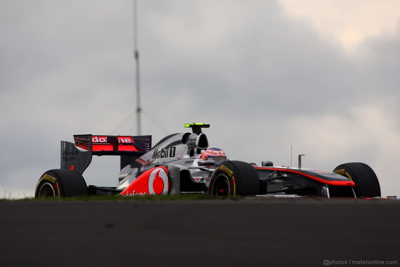 GP GERMANIA, 22.07.2011- Prove Libere 1, Venerdi', Jenson Button (GBR), McLaren  Mercedes, MP4-26 