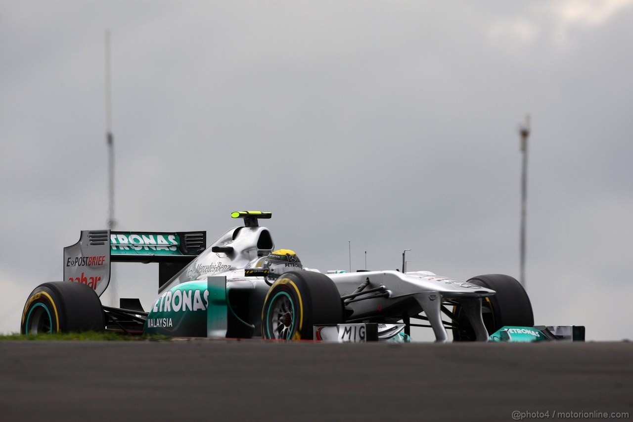 GP GERMANIA, 22.07.2011- Prove Libere 1, Venerdi', Nico Rosberg (GER), Mercedes GP Petronas F1 Team, MGP W02 