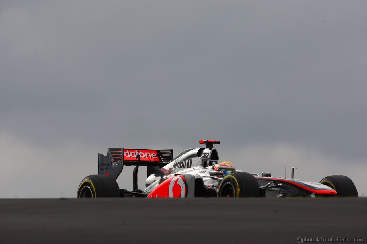 GP GERMANIA, 22.07.2011- Prove Libere 1, Venerdi', Lewis Hamilton (GBR), McLaren  Mercedes, MP4-26 