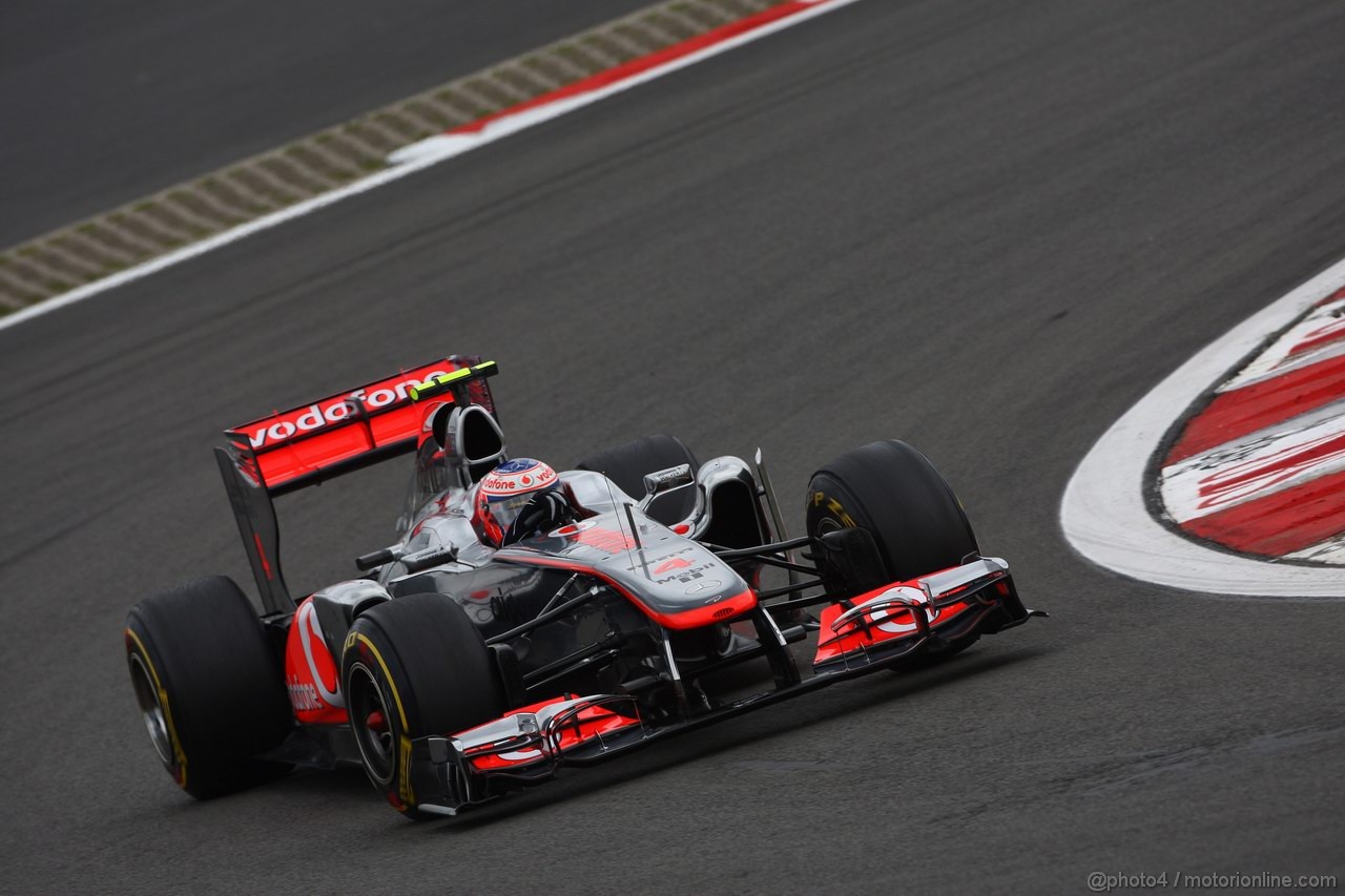 GP GERMANIA, 22.07.2011- Prove Libere 1, Venerdi', Jenson Button (GBR), McLaren  Mercedes, MP4-26 