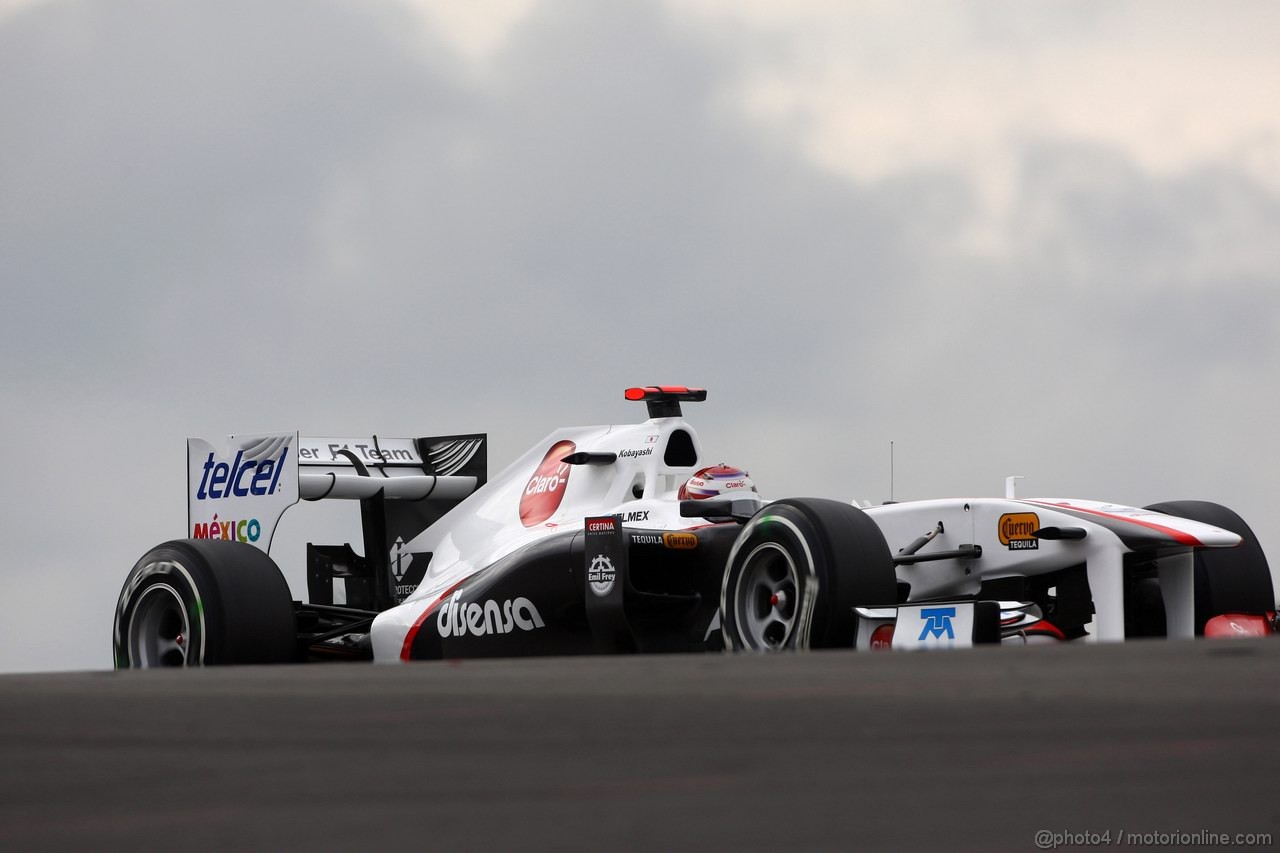 GP GERMANIA, 22.07.2011- Prove Libere 1, Venerdi', Kamui Kobayashi (JAP), Sauber F1 Team C30 